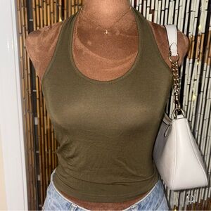 Y2K Chic Olive Women's Tank Top